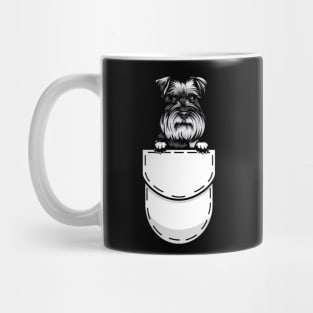 Miniature Schnauzer Pocket Dog Mug